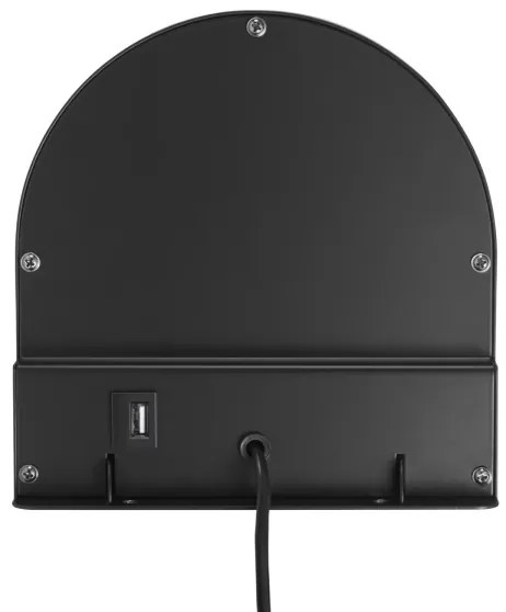 Nordlux - Lampada da parete con mensola CODY 1xGU10/15W/230V nera