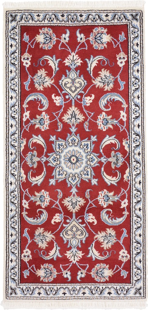 Nain Tappeto persiano 140x70 (Iran) Annodato A Mano
