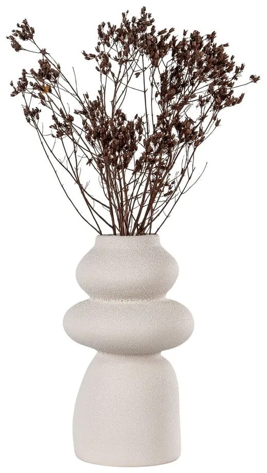 Vaso in gres crema (altezza 26,5 cm) - House Nordic