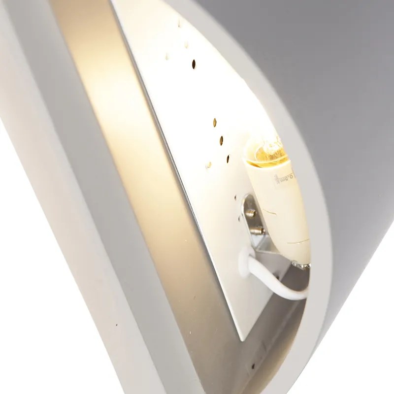 Applique da parete industriale in calcestruzzo grigio - Creil