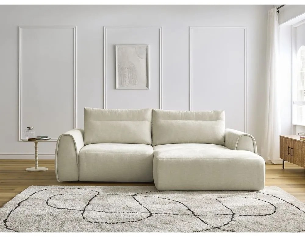 Divano angolare beige Aden – Bobochic Paris