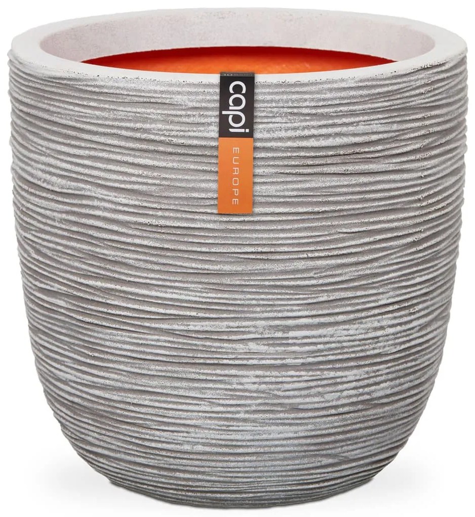Fioriera Nature Rib Rotonda 35x34 Cm Avorio Kofı932 /