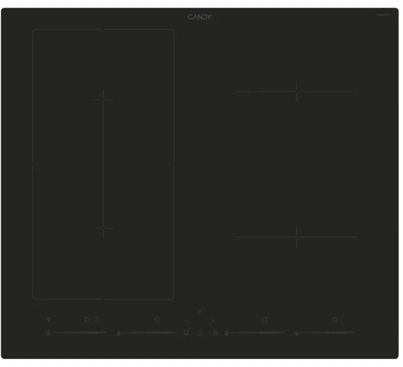 CETPS64MCWFTT/1 Nero Da incasso 59 cm Piano cottura a induzione 4 Fornello(i) - Candy