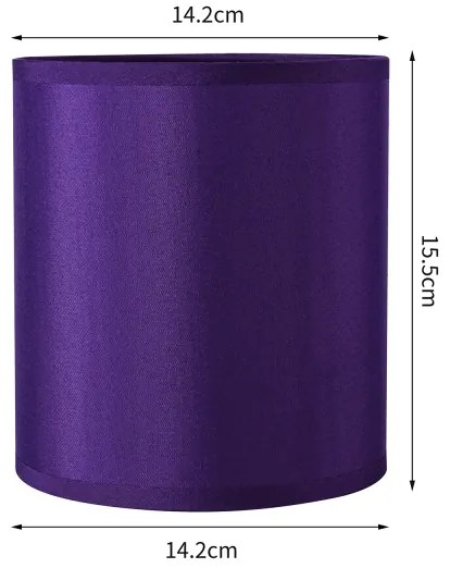 Brilagi - Paralume universale NUBILA E27 15,5x14 cm viola