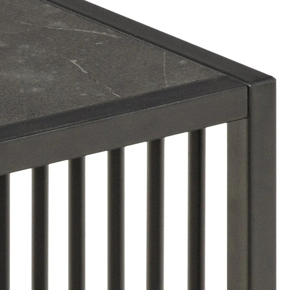 Tavolo portaoggetti in pietra 40x40 cm Strington - Actona