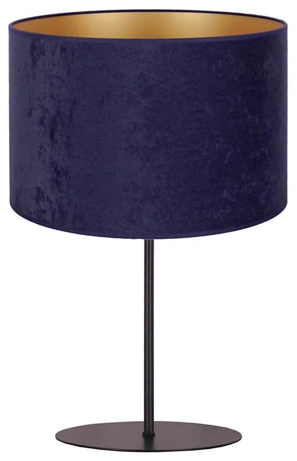 Duolla - Lampada da tavolo ROLLER 1xE14/15W/230V diametro 20 cm blu/oro