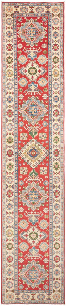 Kazak Tappeto 400x80 (Pakistan) Annodato A Mano