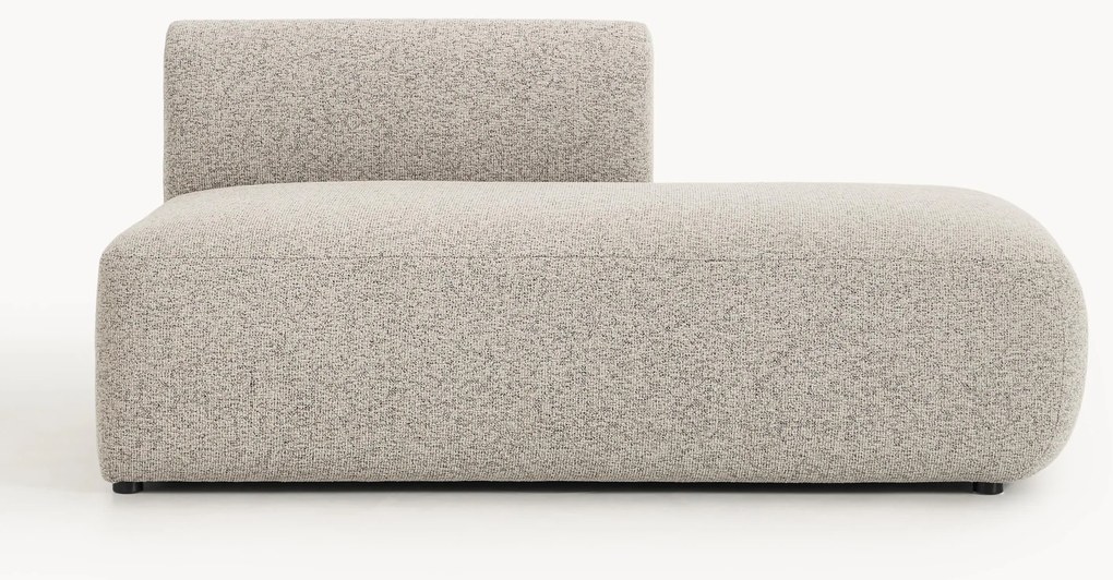 Chaise longue componibile in bouclé Sofia