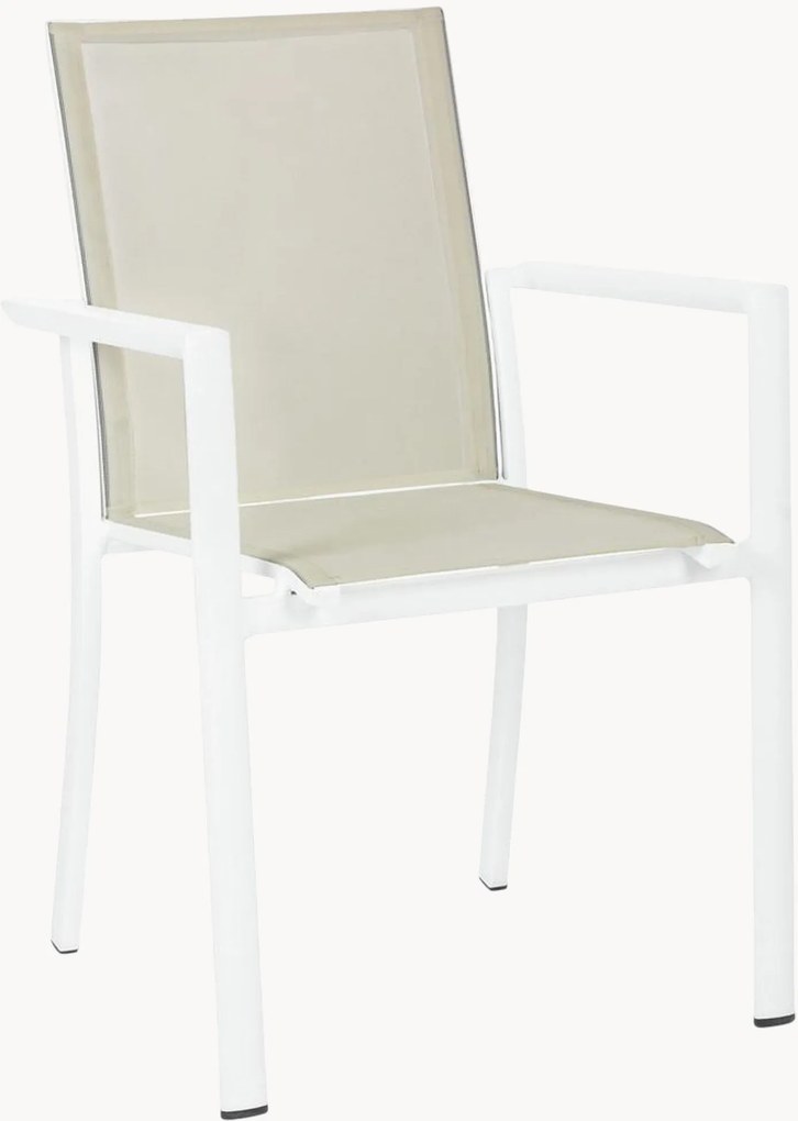 Set di 4 sedie da giardino impilabili Konnor
