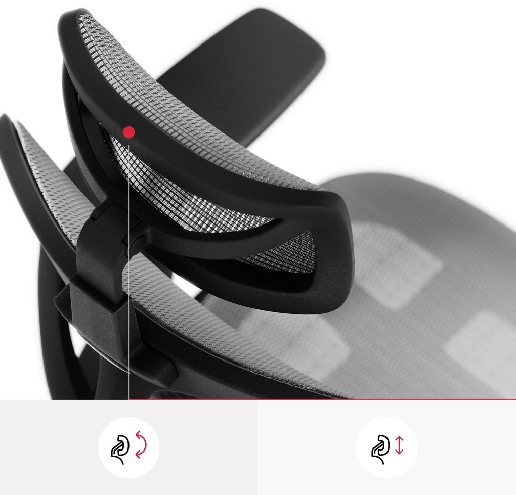 Sedia ergonimica Diablo V-Basic : nero-grigio