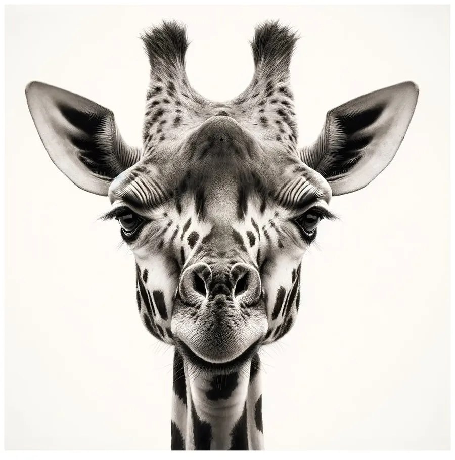 Quadro su tela – Sguardo della giraffa