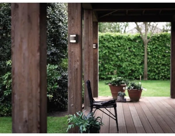 Philips 17321/93/16 - Applique da esterno GRASS 2xLED/4,5W/230V IP44