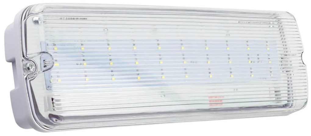 Lampada Emergenza LED S.E. da Soffitto o Parete IP65 - Serie Lux Colore Bianco Freddo 6.000K