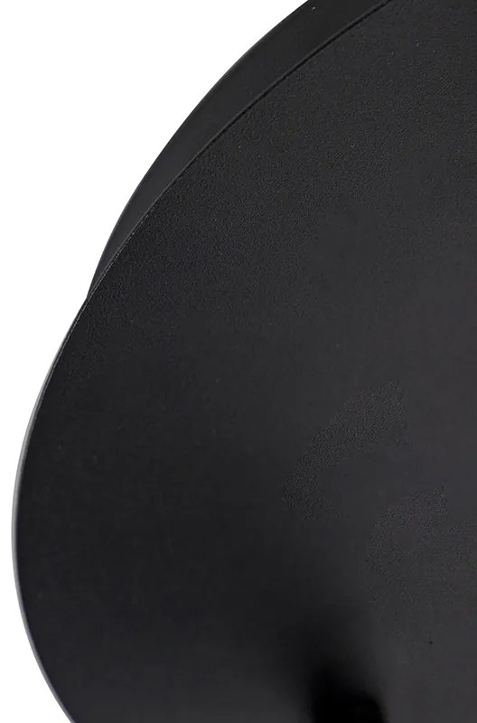 Faretto da bagno moderno nero 3 luci IP44 - Ducha