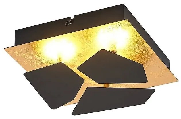 Lindby - Sorea LED Plafoniera Black/Gold Lindby