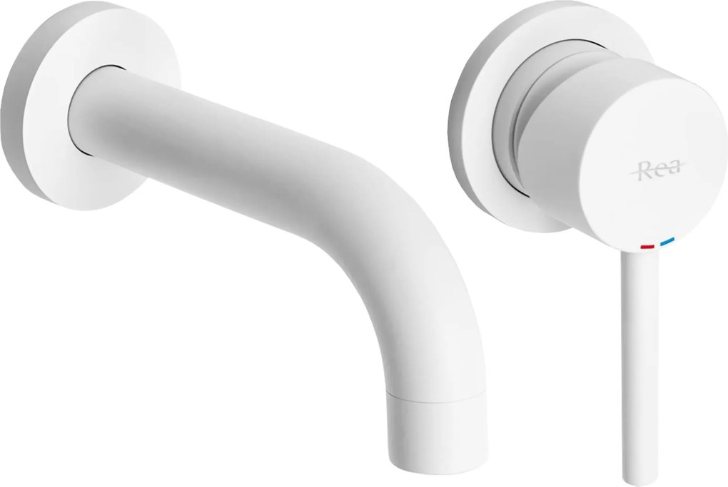 Rubinetto da incasso Rea Lungo White Mat + BOX
