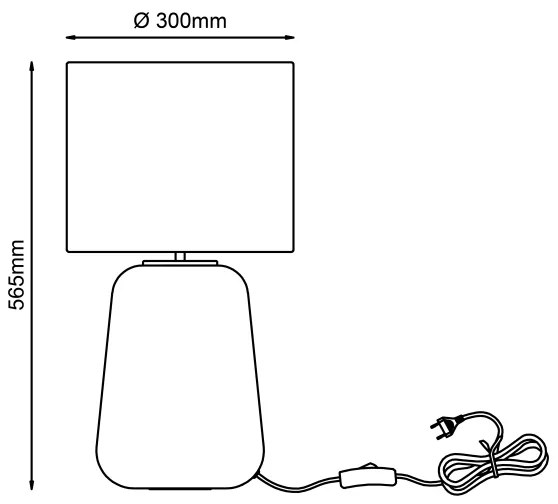Brilliant - Lampada da tavolo HYDRA 1xE27/60W/230V rosa