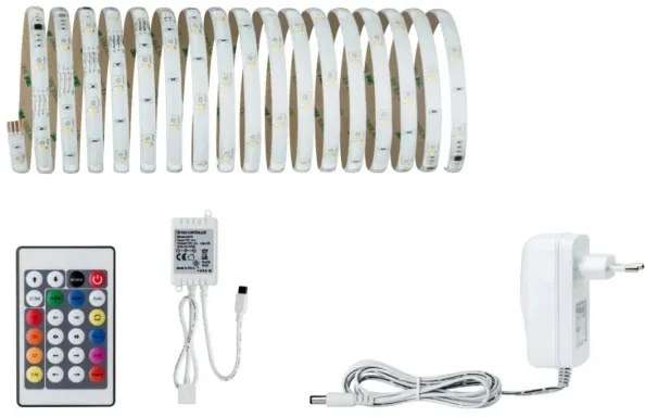 Paulmann 70697 - Striscia LED RGBW/10.5W Dimmerabile DIGITALE 4.8m 230V + tc