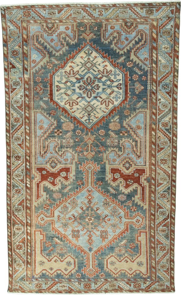 Hamedan Tappeto persiano 260x160 Blu (Iran) Annodato A Mano