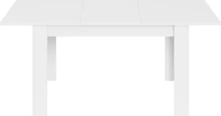Tavolo Allungabile Da Pranzo Rettangolare 140-190x90 cm Kendra Bianco Artik Opaco