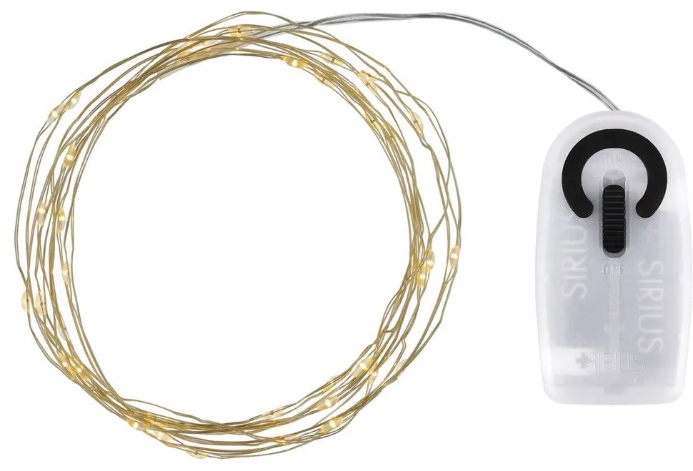 Catena luminosa numero di lampadine 40 pezzi lunghezza 390 cm Knirke - Sirius