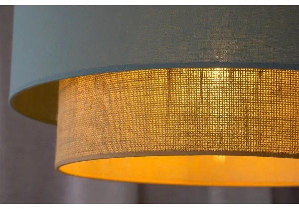 Duolla - Lampadario a sospensione con filo BOHO 1xE27/15W/230V diametro 45 cm verde/marrone