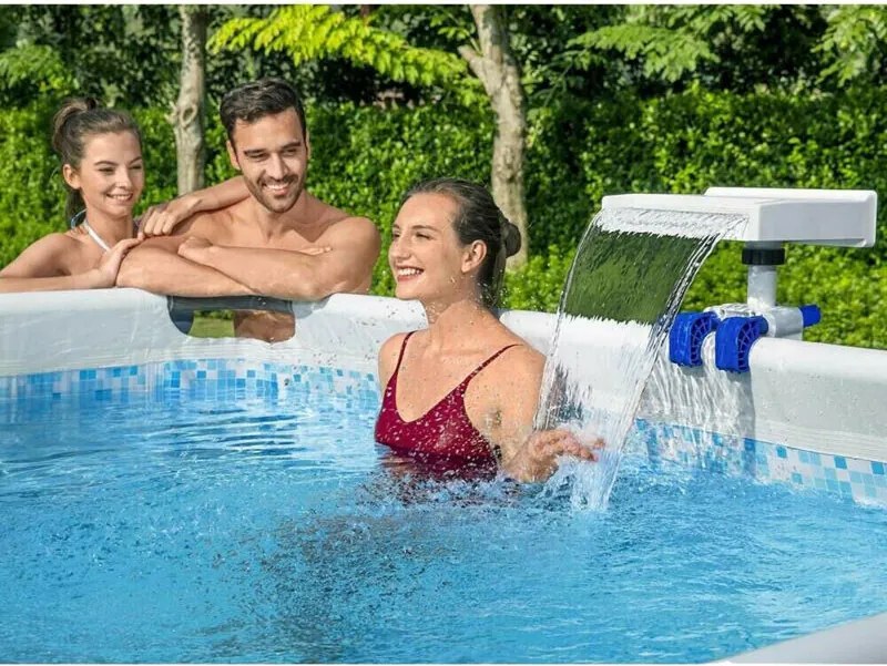 Cascata multicolore Led piscina fuori terra Soothing Flowclear Bestway 58619