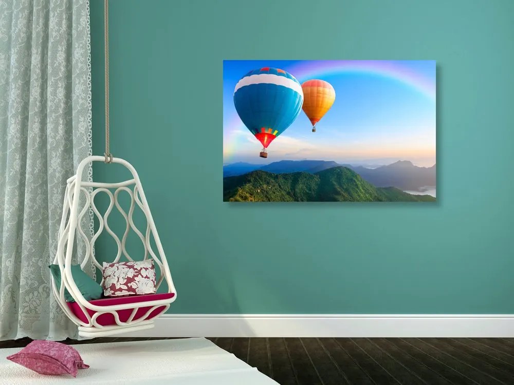Quadro su tela – Mongolfiere avventurose