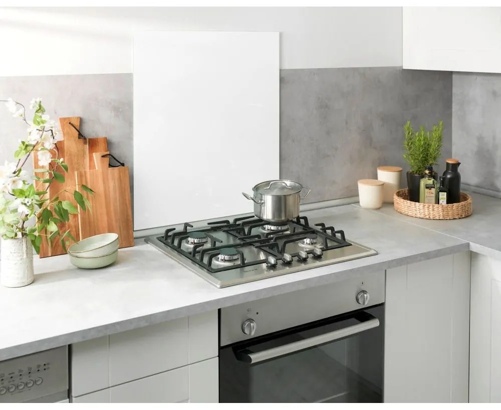 Rivestimento in vetro bianco per stufa , 70 x 60 cm - Wenko