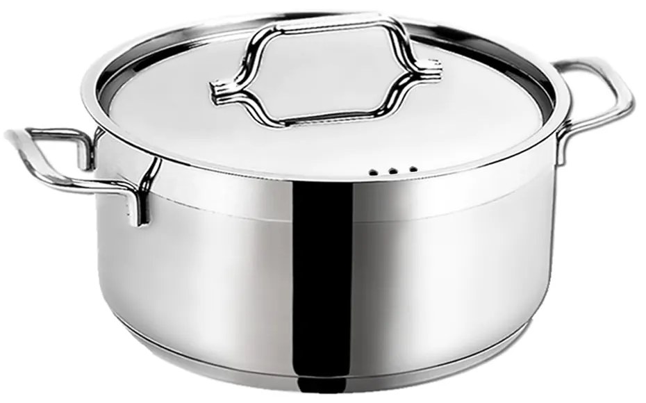 Casseruola in acciaio inox con coperchio Anett, 4,3 l - Orion