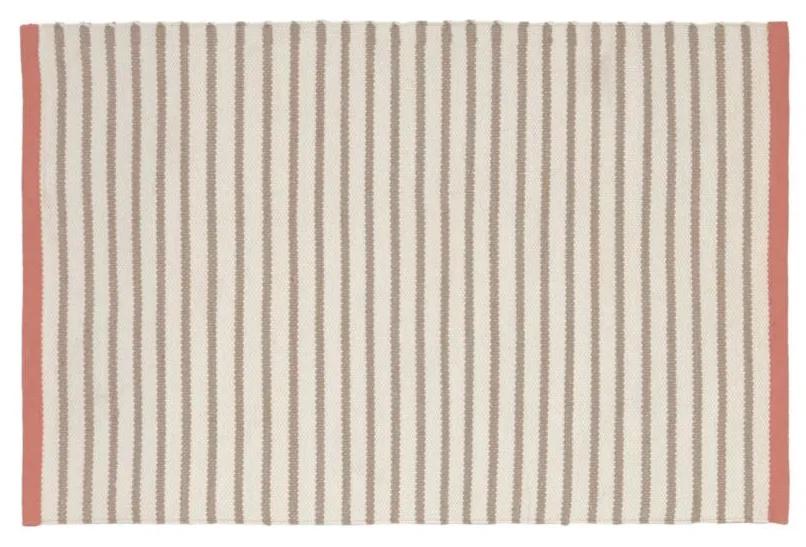 Kave Home - Tappeto in PET Catiana 60 x 90 cm strisce marrone