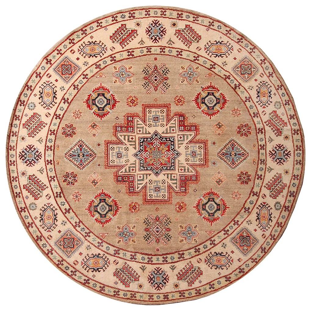 Kazak Tappeto 240x240 (Pakistan) Annodato A Mano