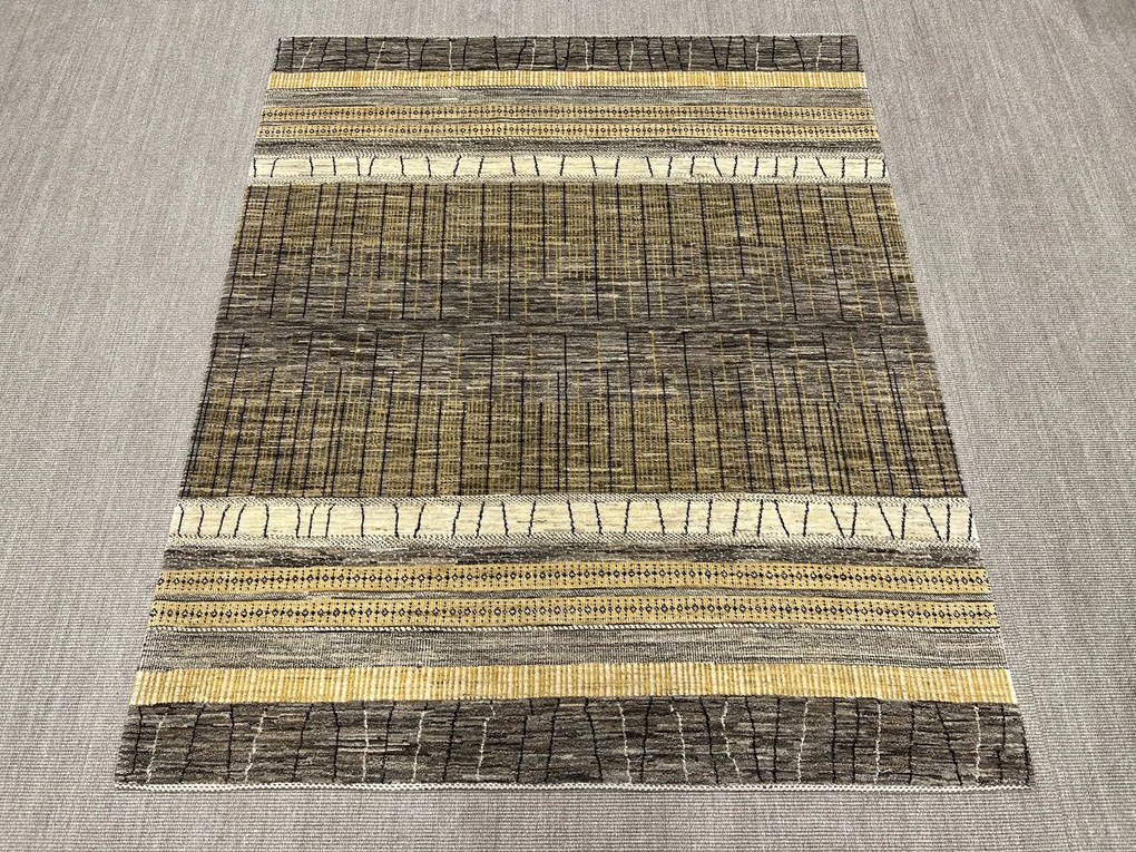Loribaft Tappeto 240x200 Marrone (Iran) Annodato A Mano