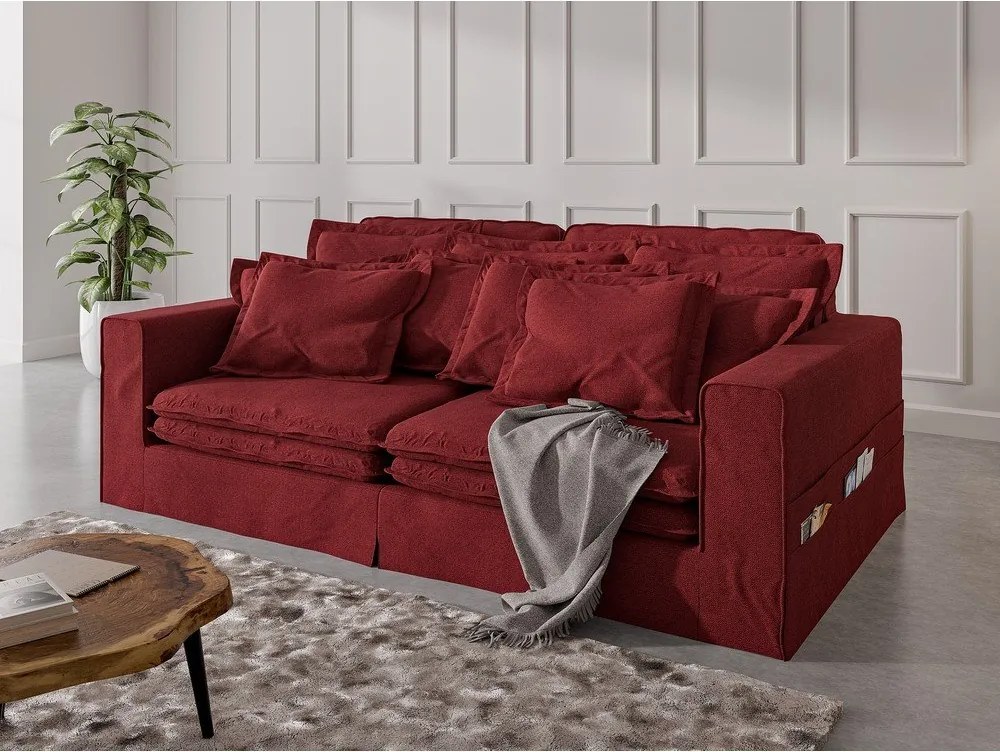 Divano rosso 236 cm Nora – Ropez