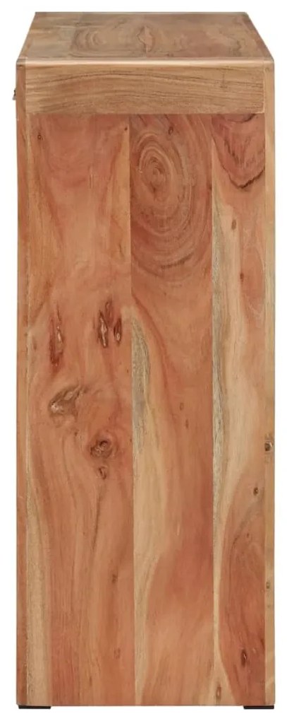 Tavolo consolle 110x30x76 cm in legno massello di acacia