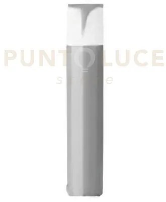 Ges721- paletto h.50cm d.9cm grigio metallizzato 1 luce attacco e27...