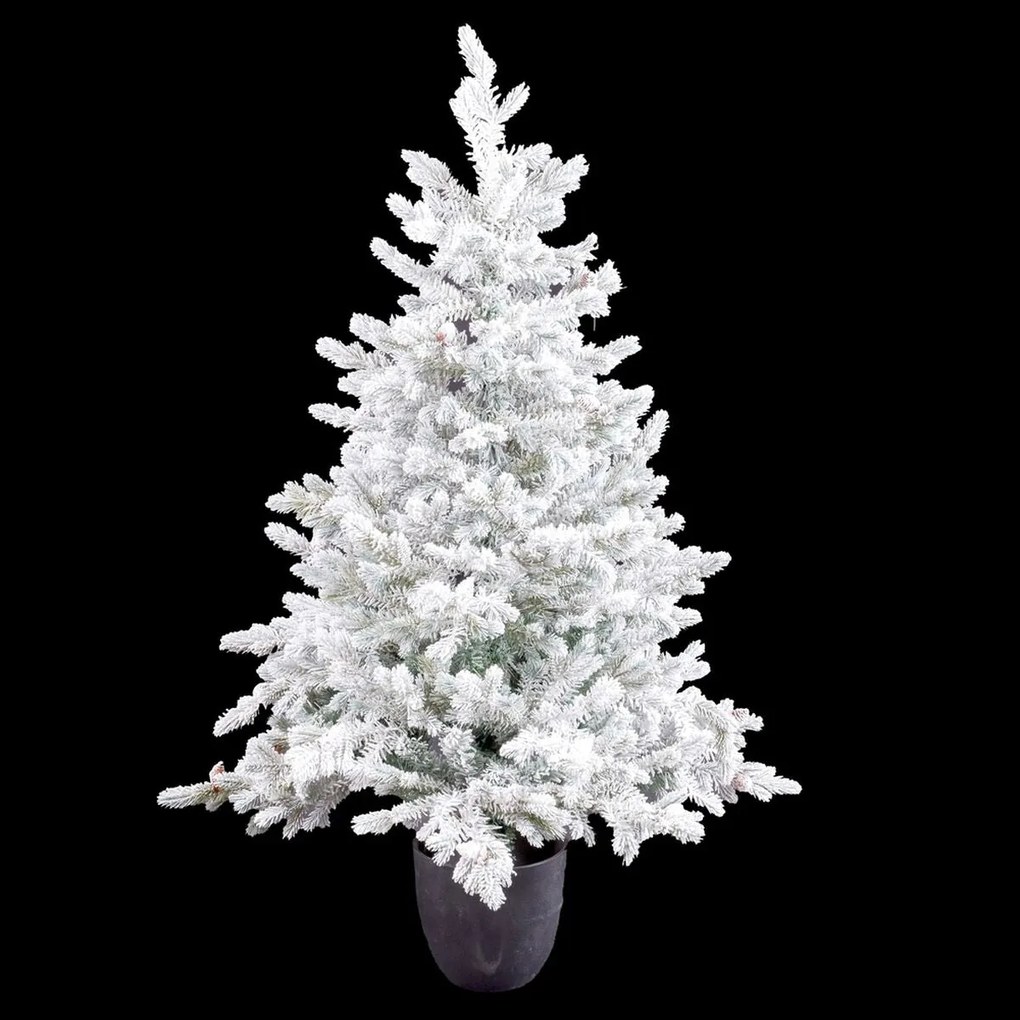 Albero di Natale Polietilene Ananas Nevoso 60 x 60 x 120 cm