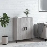 Credenza Grigio Sonoma 69,5x34x90 cm in Legno Multistrato 827730