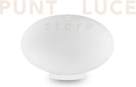 Candy lampada da tavolo in metalloe  vetro bianco 1 luce attacco g9...