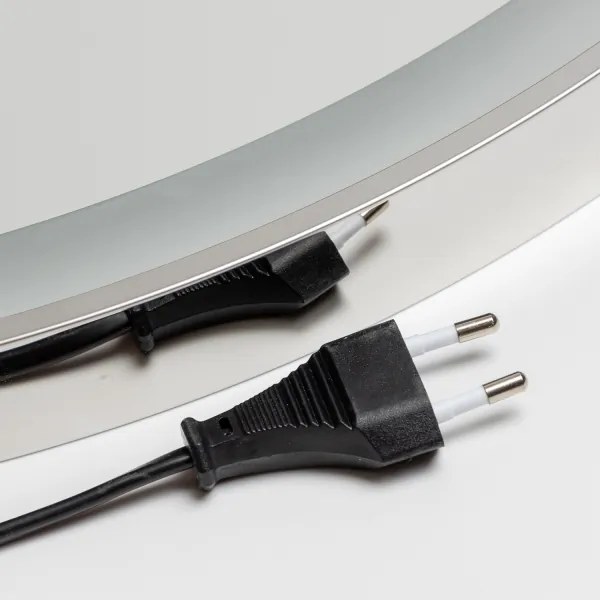 Brilagi-LED dimmerabile, specchio riscaldato con illuminazione integrata ALU PRO, LED 18W/230V, Ø 60 cm, IP44, finitura cromo lucido