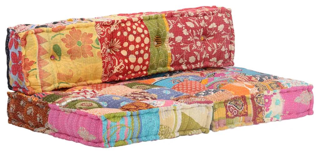 Pouf in Tessuto Patchwork