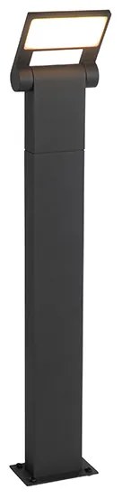Paletto da esterno moderno antracite 60 cm con LED IP54 - Zane