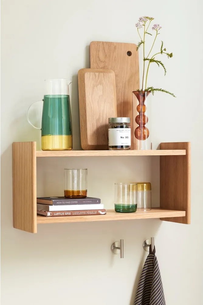 Vaso in vetro con fondo turchese Kiosk - Hübsch