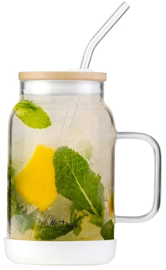 Barattolo con cannuccia 600 ml Fuori – Vialli Design