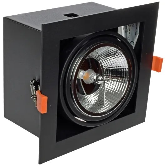 Lampada da incasso PLAZA AR111 1xGU10/12W/230V nero