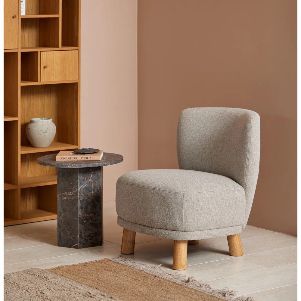 Tavolino rotondo in marmo ø 50 cm Naxos - Actona