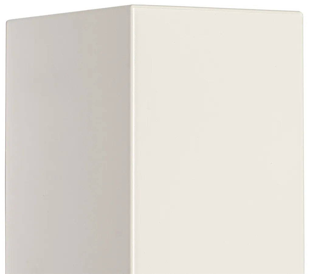 Lampada da parete per esterni moderna in plastica bianca 2 luci - Baleno