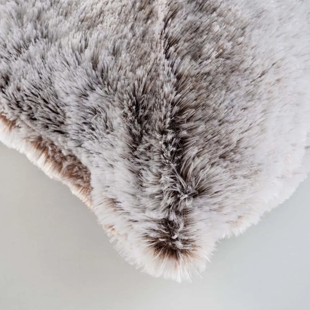 Cuscino decorativo in pelliccia finta 45x45 cm Antartic – douceur d'intérieur