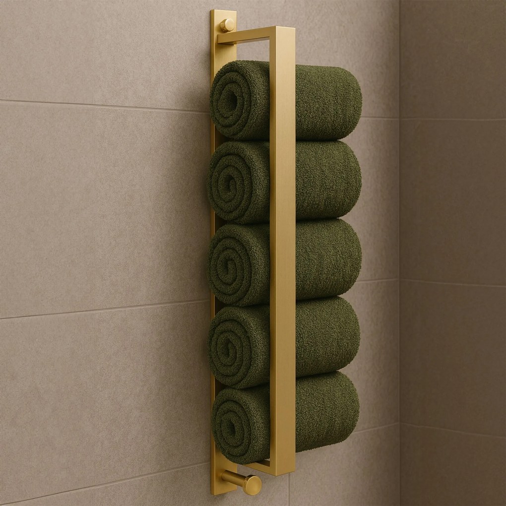 Portasciugamano da bagno Brush Gold