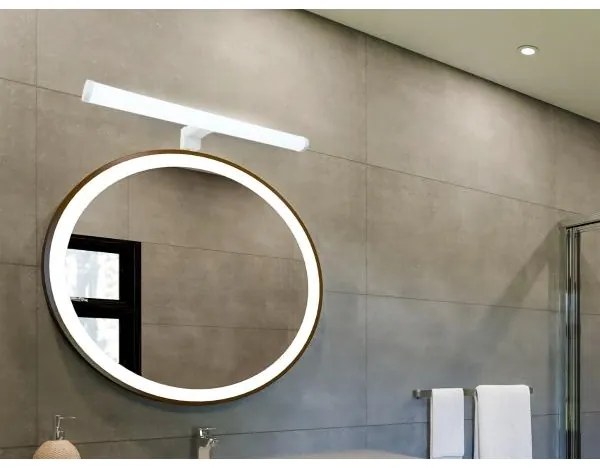 Lampada LED per specchio da bagno 10W/230V 45 cm IP44 bianca